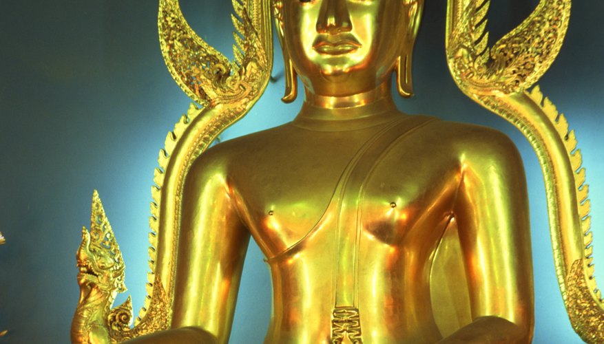 Buddhism is filled with images of the Buddha and other deities.