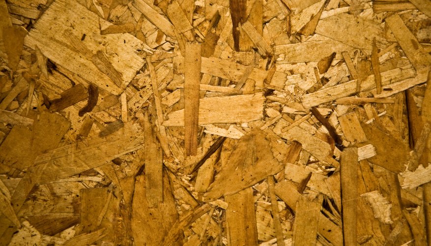 Chipboard is compressed into sheets of different thickness.