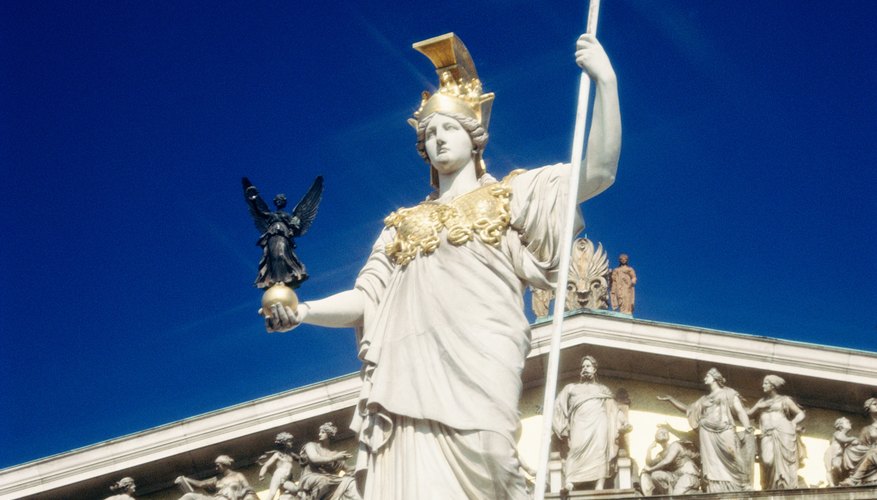Athena escaped the confines of Zeus's head.