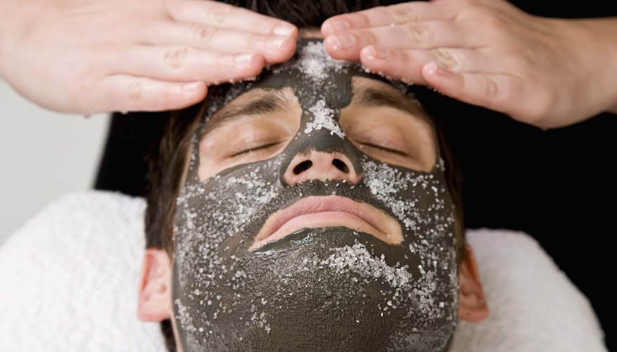 Masks and other exfoliants can help control acne blemishes.