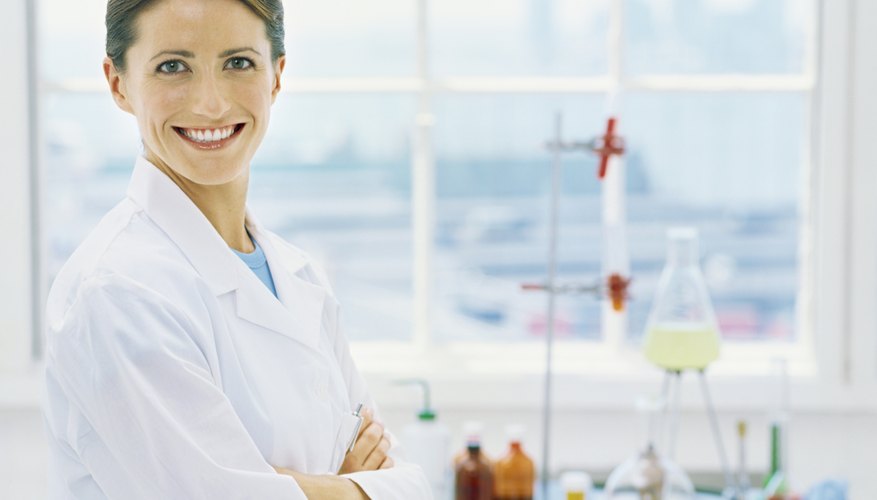 Female scientist
