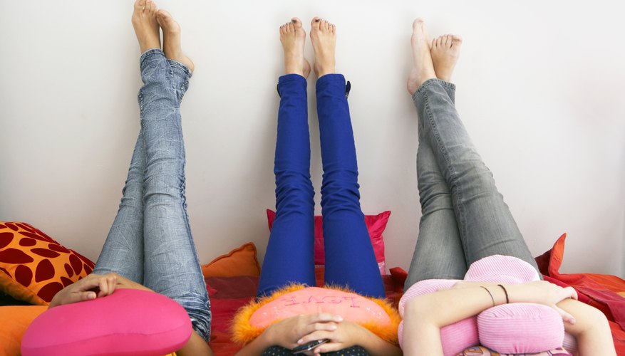Jeggings are comfortable because they are soft and stretchy.