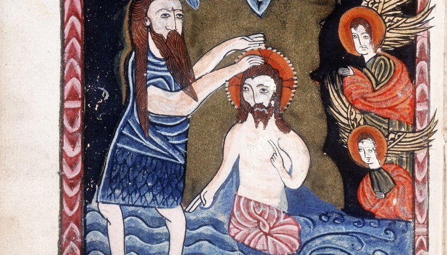 John the Baptist baptized Jesus in the Jordan River.