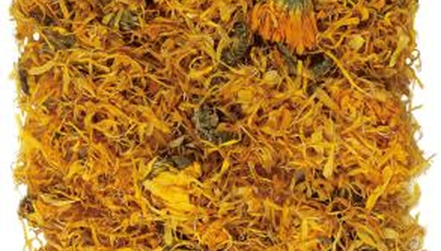 Saffron is a yellow spice commonly used in saffron rice and Middle Eastern breads.