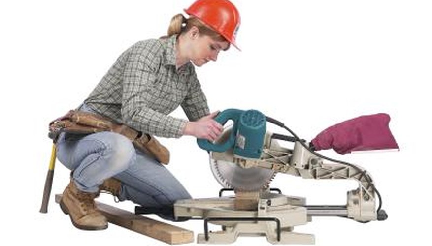 A mitre saw allows you to quickly and accurately make cuts at any angle.