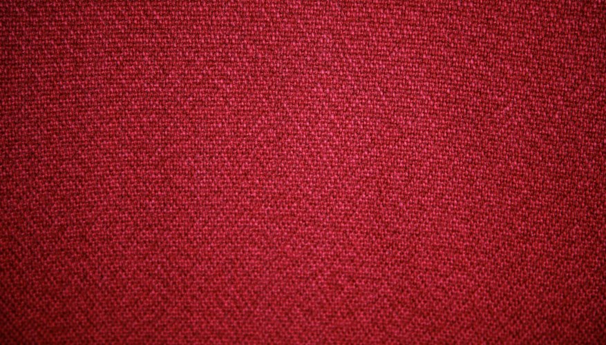 The color red looks luxurious in furniture upholstery and carpeting
