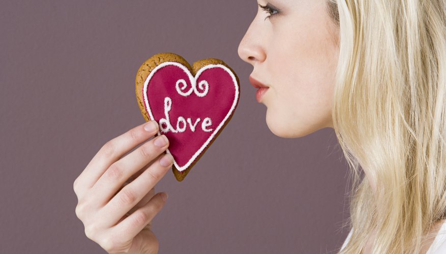 Heart-shaped edible gifts can symbolize your love.