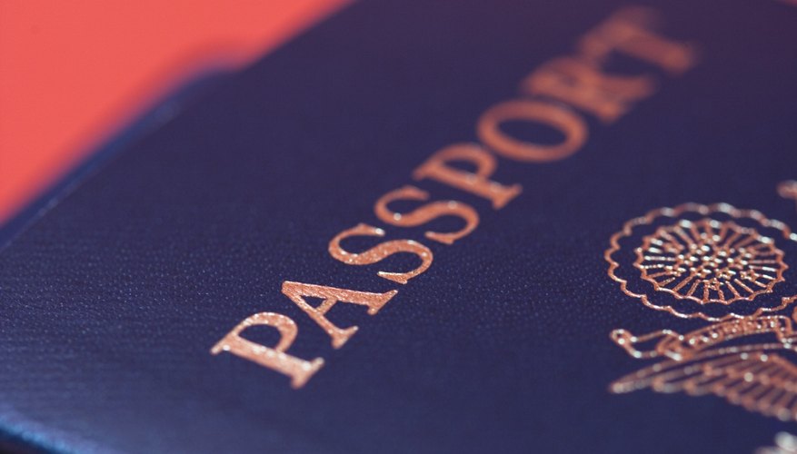 Use paper to make a pretend passport for preschool children.