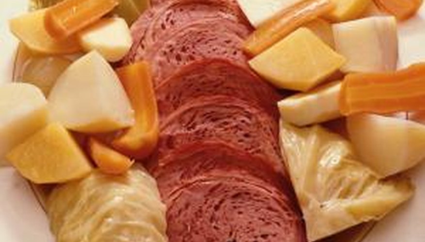 Store leftover salt beef in the refrigerator within two hours of cooking to prevent bacteria contamination.