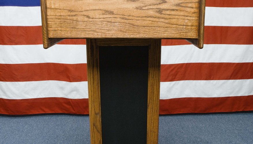 Modern political speakers focus on emotional appeals to gain votes.