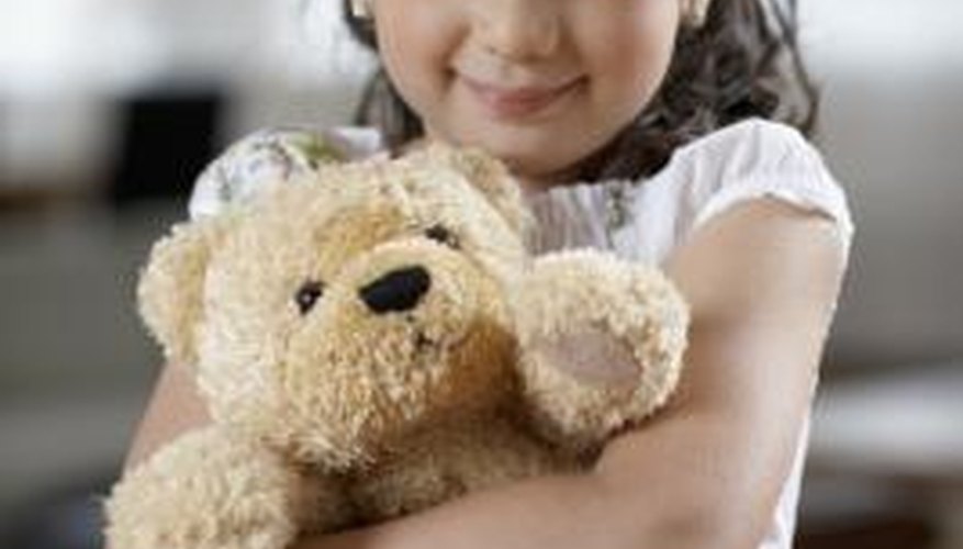 Homemade teddy bears can make children smile.