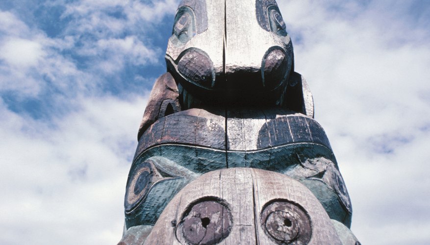Totem poles are very common among Northwest natives.