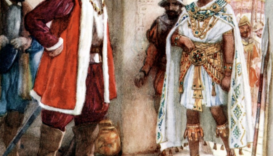 Montezuma meets the man he may have thought was a god.