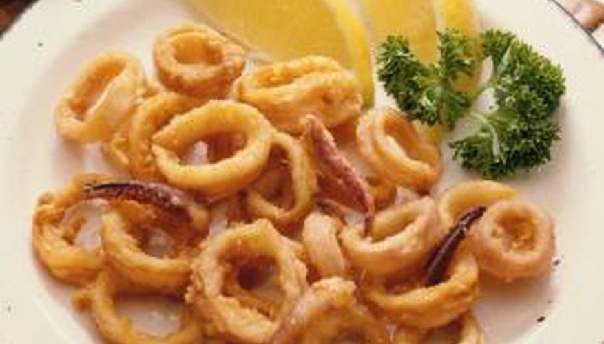 Many restaurants serve fried calamari.