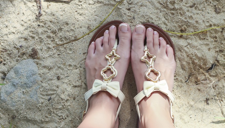 Sometimes, thong sandals can bring on blisters.