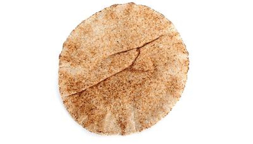 Pita bread can be softened in as little as ten seconds.