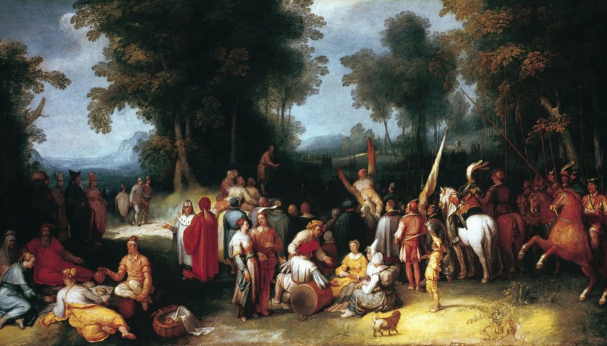 John the Baptist's disciples helped found Christianity.