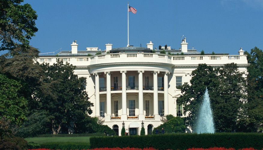 The president, the nation's chief executive, lives and works in the White House.