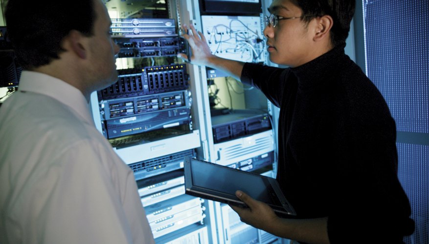 Server rooms contain LAN devices seldom seen by those who use them.