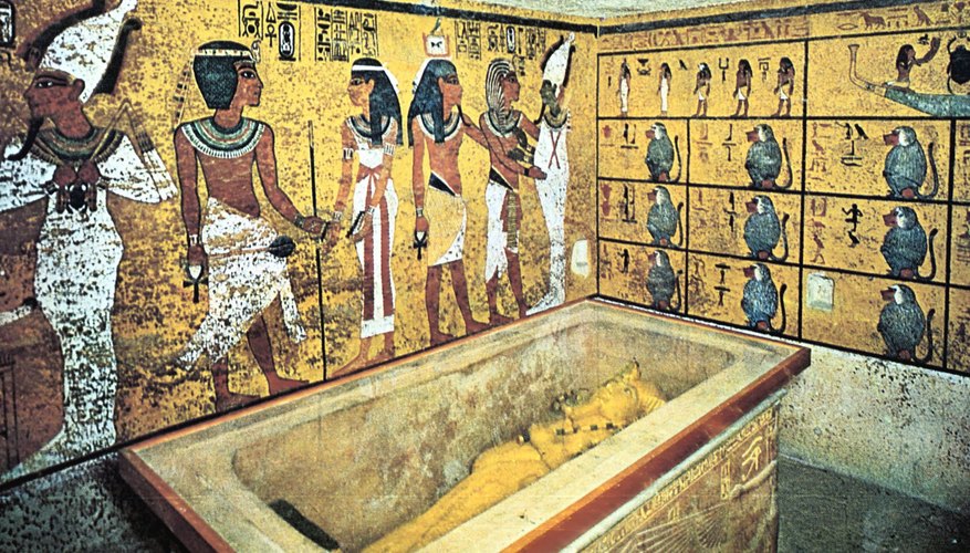 In ancient Egypt, tombs were decorated for the benefit of the deceased.
