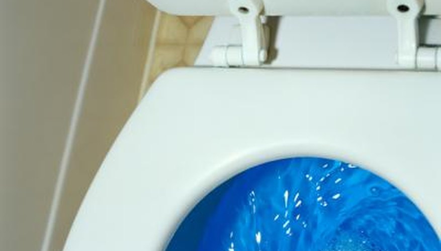 Although it may sound like flushing, toilets do not flush on their own.