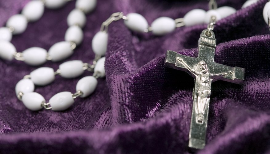 The Anglican rosary includes 33 beads that represent the 33 years of Jesus Christ's life on this earth.