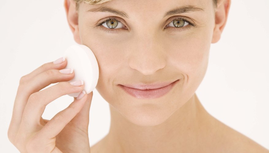 Use a makeup sponge for even, sheer coverage.