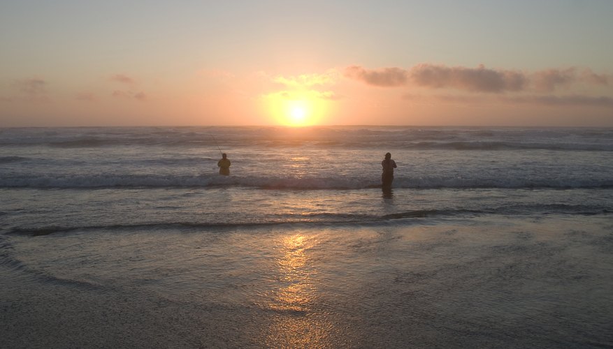 Photo Credit: Norvin Knight/iStock/Getty Images Surf fishing on the coast