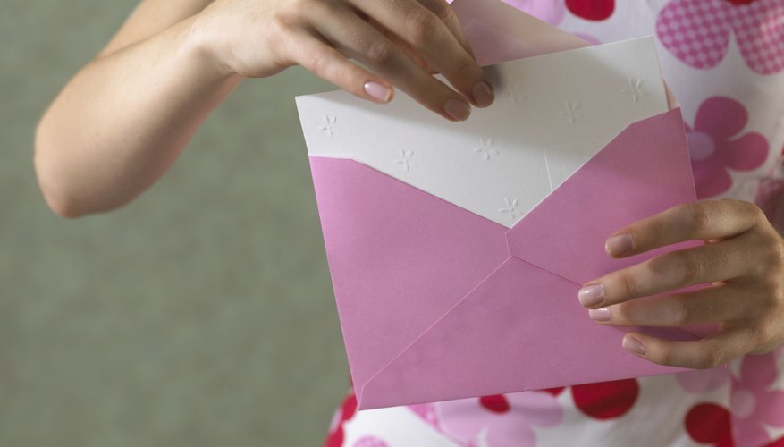 Save money by giving your sister her invitation in person.