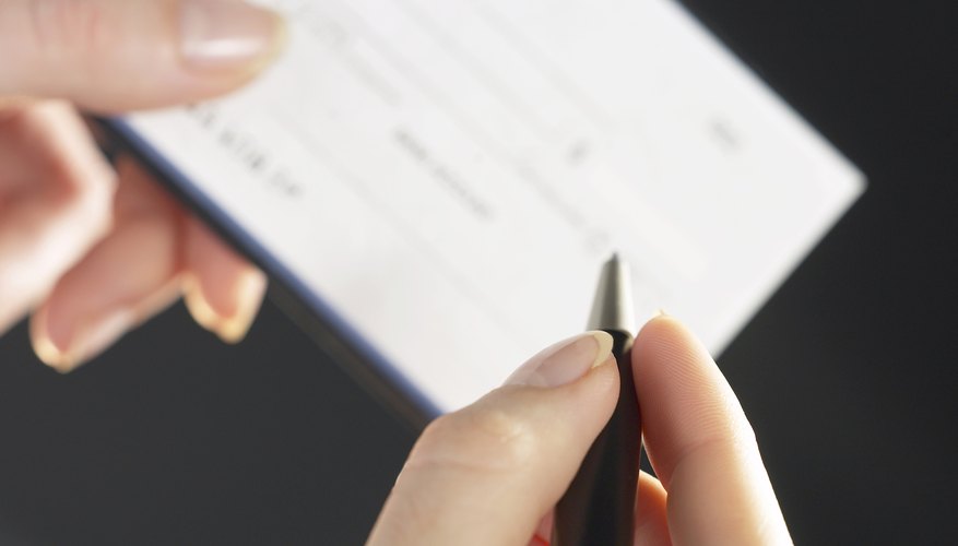 Endorsing a check is a straightforward process.