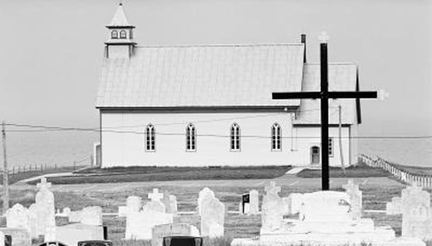 Cemetery or church offices hold plot ownership records.