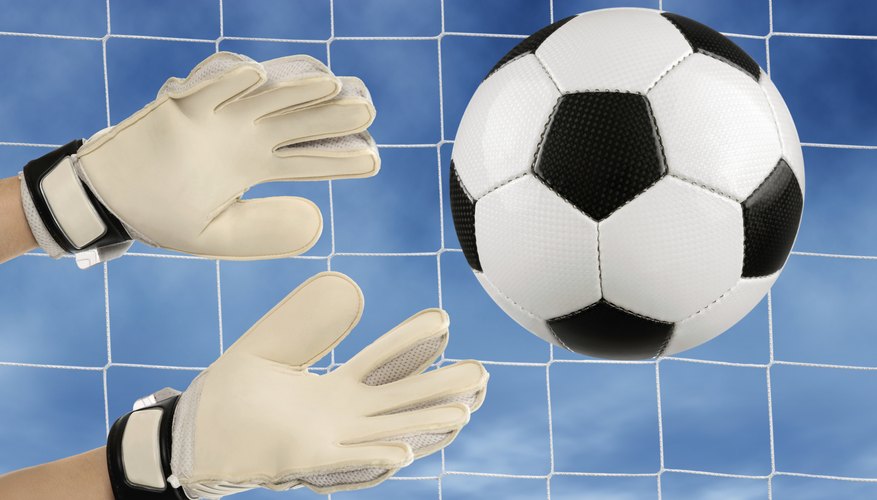 Latex foam goalkeeper gloves need occasional repair.