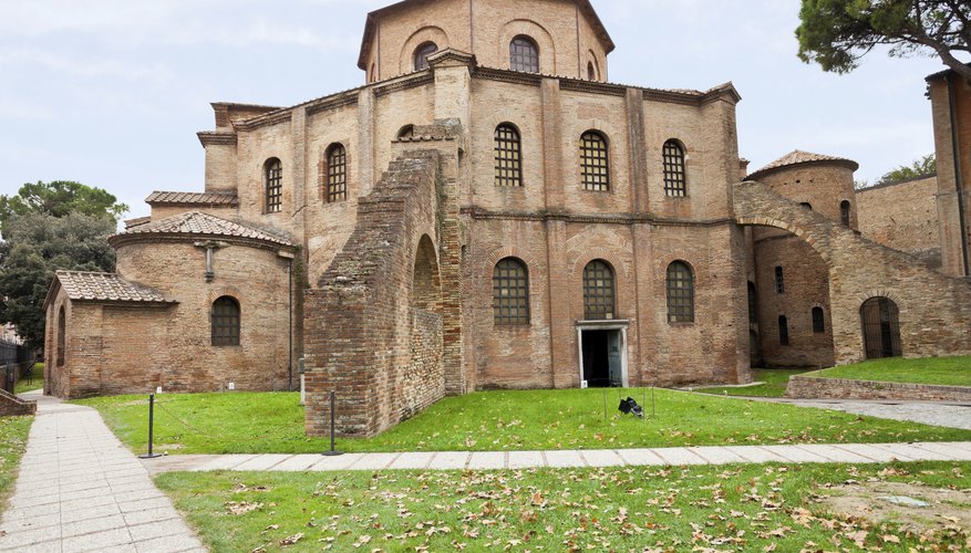 The San Vitale church in Italy.