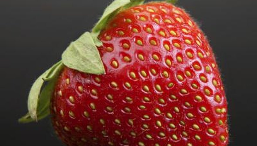 Some strawberry varieties have pink flowers.