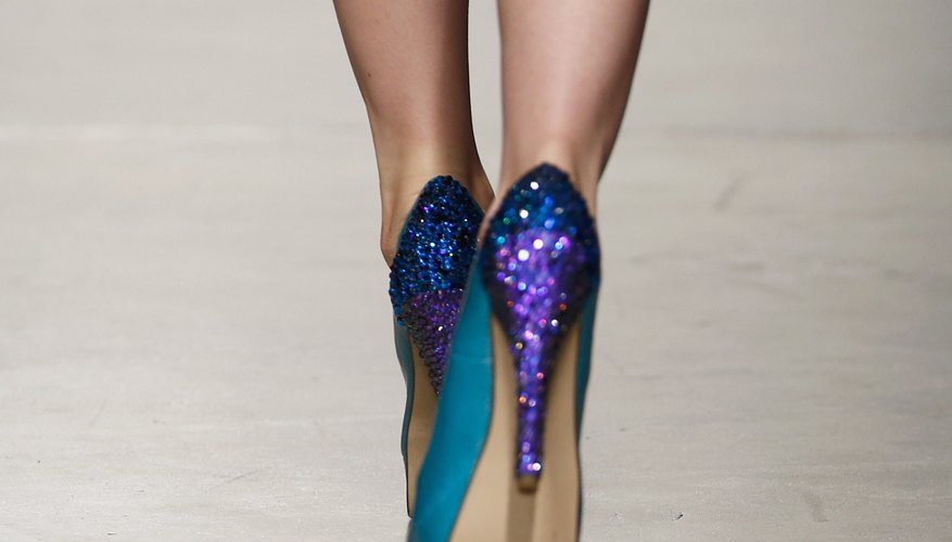 Stand out at your next dance or party with embellished heels.