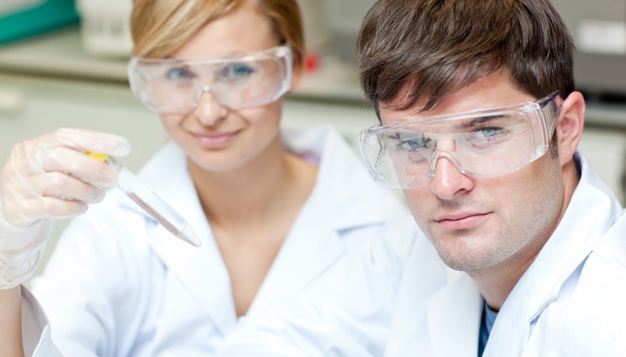Students in Pharmacy school.