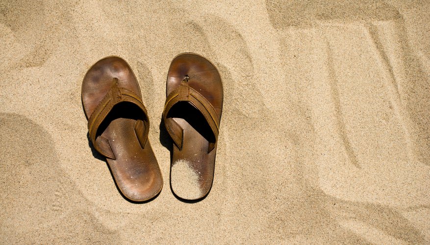 Suede summer sandals absorb sweat, and sweat means stink.