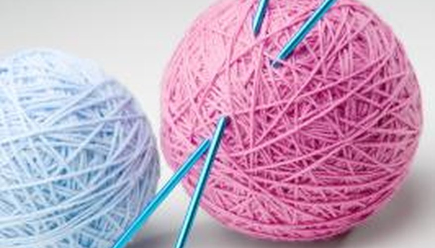 Convert your knitting pattern to use straight knitting needles.