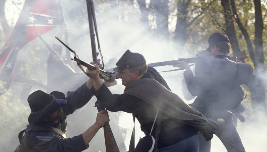In the Civil War, conditions were far from hygienic.