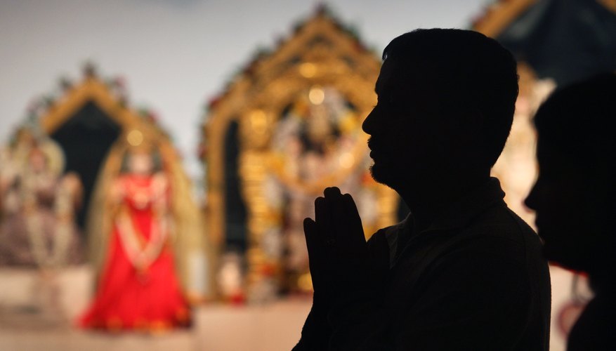 Chanting of prayers is an important part of Hindu worship.