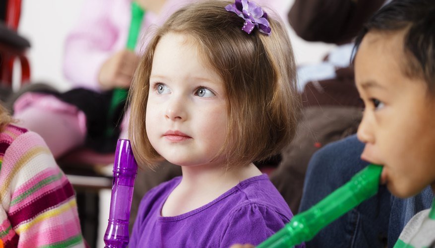 Activities demonstrate the difference between quiet and noisy times.
