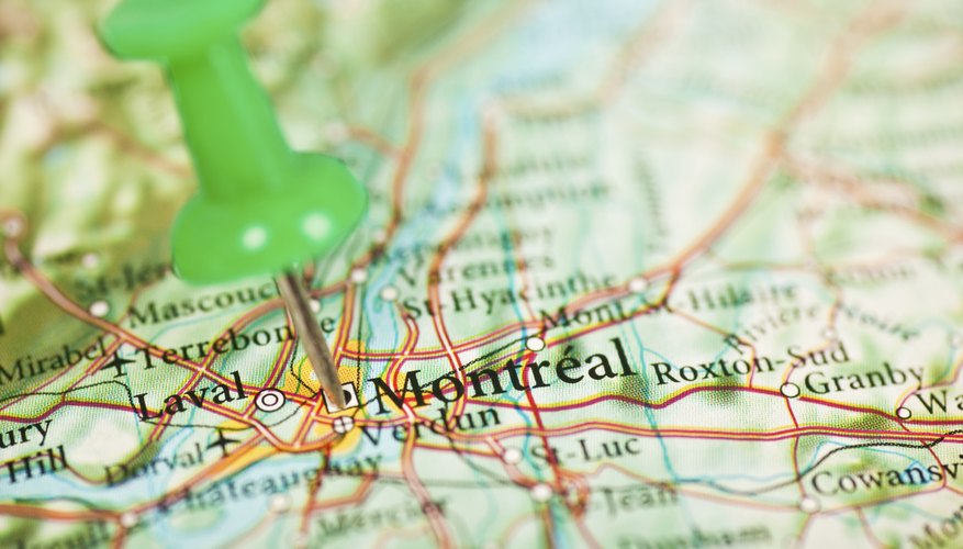 Map of Montreal