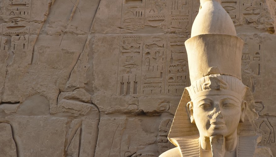Pharaoh statue in Egypt