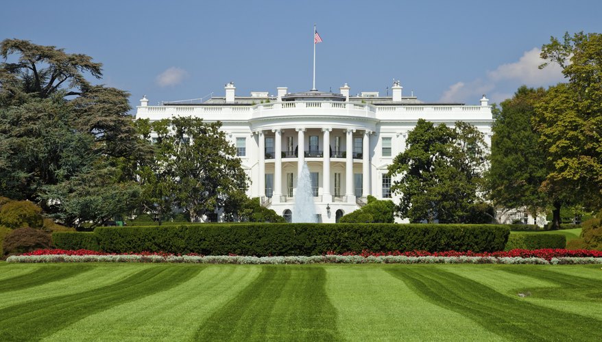 The white house in Washington, DC