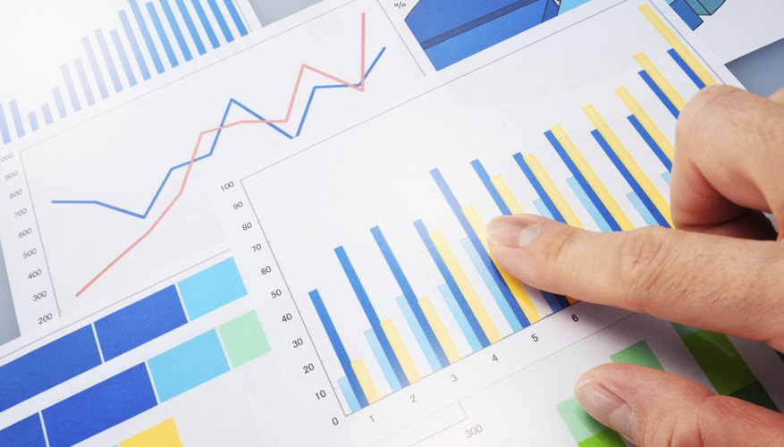Someone is analyzing a statistical report.