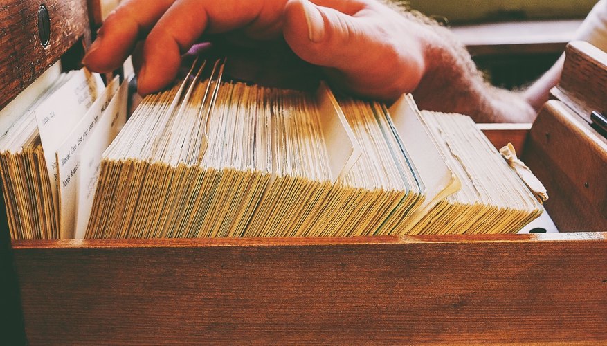 Types of Card Catalogs