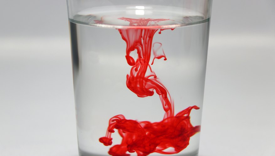 What Happens When You Add a Drop of Food Coloring to Cold Water