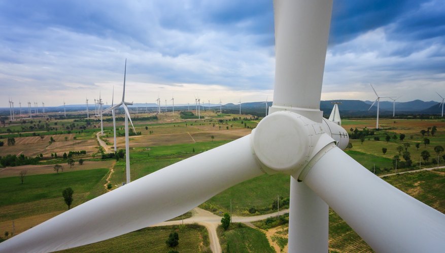 How Does Electricity Move From the Wind Turbine to the Businesses and