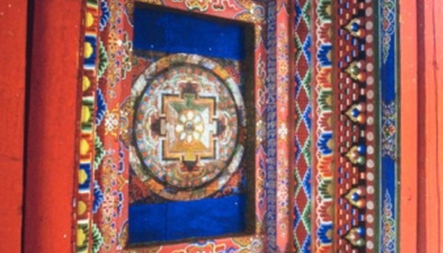 A mandala needs a viewer to unlock its hidden meaning.