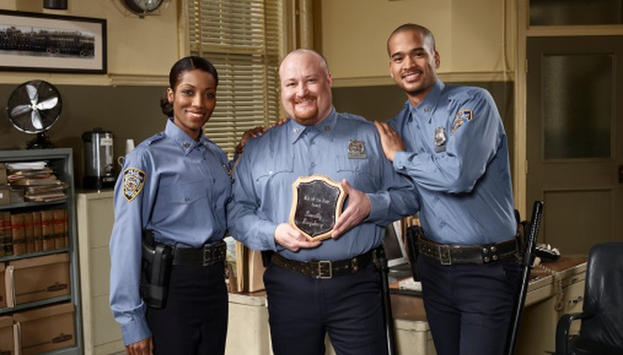Police officers can win awards for bravery and heroism.